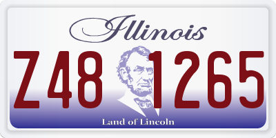 IL license plate Z481265