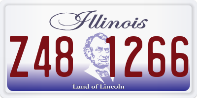 IL license plate Z481266