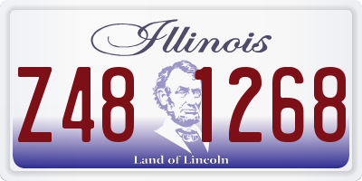 IL license plate Z481268