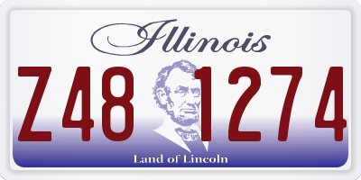 IL license plate Z481274