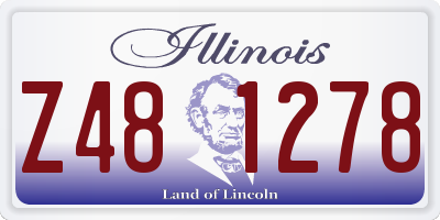 IL license plate Z481278
