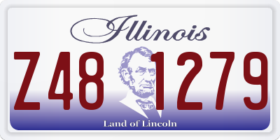 IL license plate Z481279