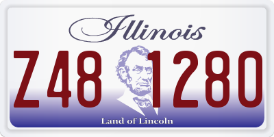 IL license plate Z481280