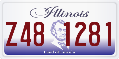IL license plate Z481281