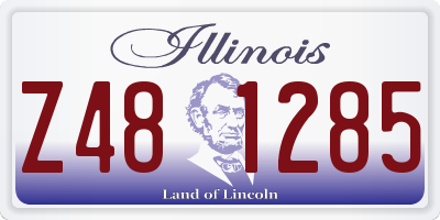 IL license plate Z481285
