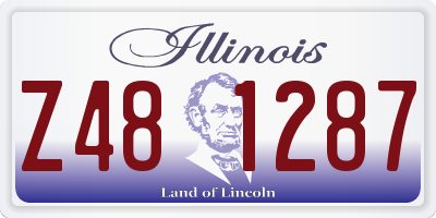 IL license plate Z481287