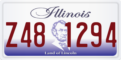 IL license plate Z481294