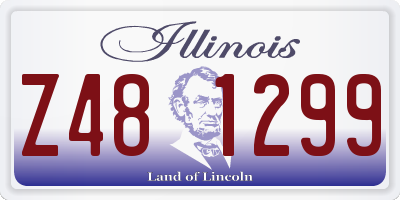 IL license plate Z481299
