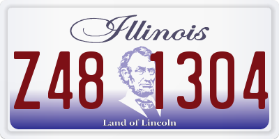 IL license plate Z481304