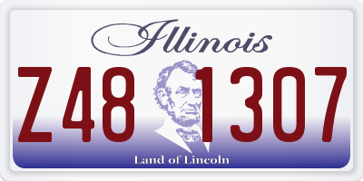 IL license plate Z481307