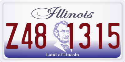 IL license plate Z481315
