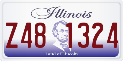 IL license plate Z481324