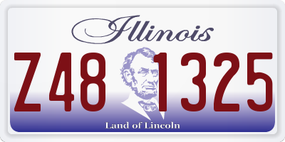 IL license plate Z481325