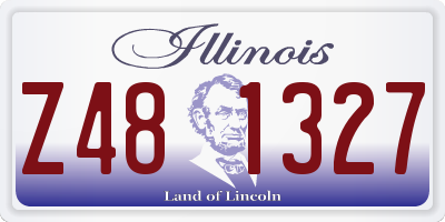 IL license plate Z481327
