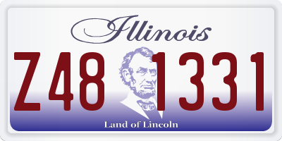 IL license plate Z481331