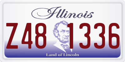 IL license plate Z481336