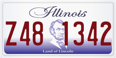 IL license plate Z481342