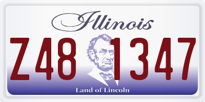 IL license plate Z481347