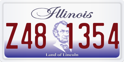 IL license plate Z481354