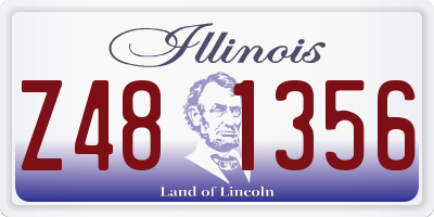 IL license plate Z481356