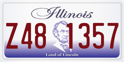 IL license plate Z481357