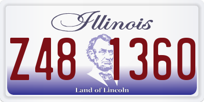 IL license plate Z481360