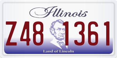 IL license plate Z481361