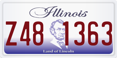 IL license plate Z481363