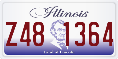 IL license plate Z481364