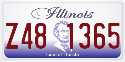 IL license plate Z481365