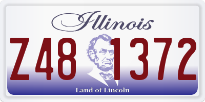 IL license plate Z481372
