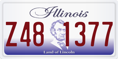 IL license plate Z481377