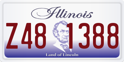 IL license plate Z481388