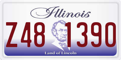 IL license plate Z481390