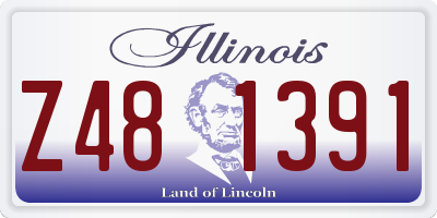 IL license plate Z481391