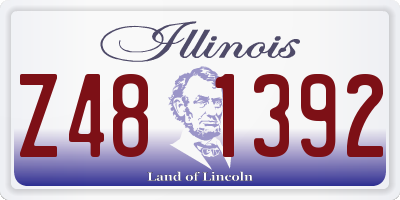 IL license plate Z481392