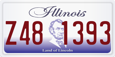 IL license plate Z481393