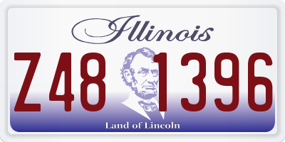IL license plate Z481396