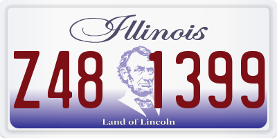 IL license plate Z481399