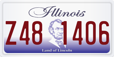 IL license plate Z481406
