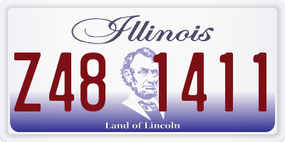 IL license plate Z481411