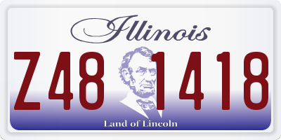 IL license plate Z481418