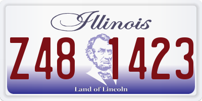 IL license plate Z481423