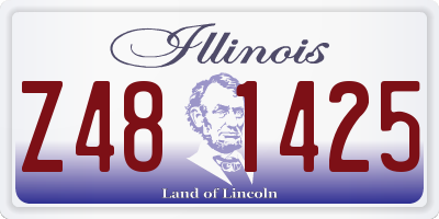 IL license plate Z481425
