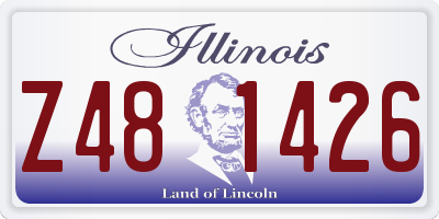IL license plate Z481426