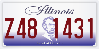 IL license plate Z481431