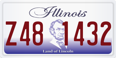 IL license plate Z481432