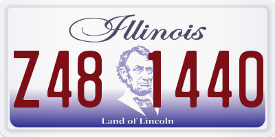 IL license plate Z481440