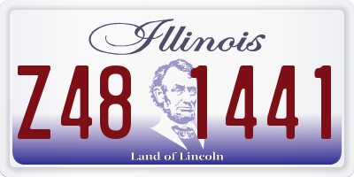 IL license plate Z481441