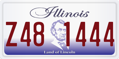IL license plate Z481444